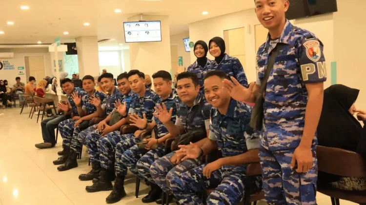 Hari Bakti TNI AU Ke-79, Lanud Hang Nadim Partisipasi Donor Darah