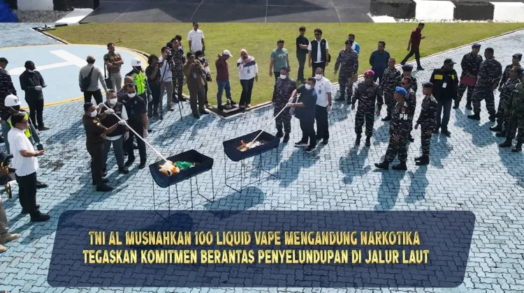 Kodaeral IV Musnahkan Vape Narkotika Senilai Ratusan Juta Rupiah