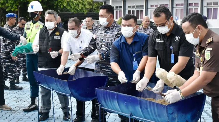 Kodaeral IV Musnahkan Vape Narkotika Senilai Ratusan Juta Rupiah