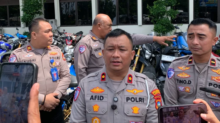 Polresta Barelang Sita 83 Motor Berknalpot Brong Pasca Aksi Balap Liar
