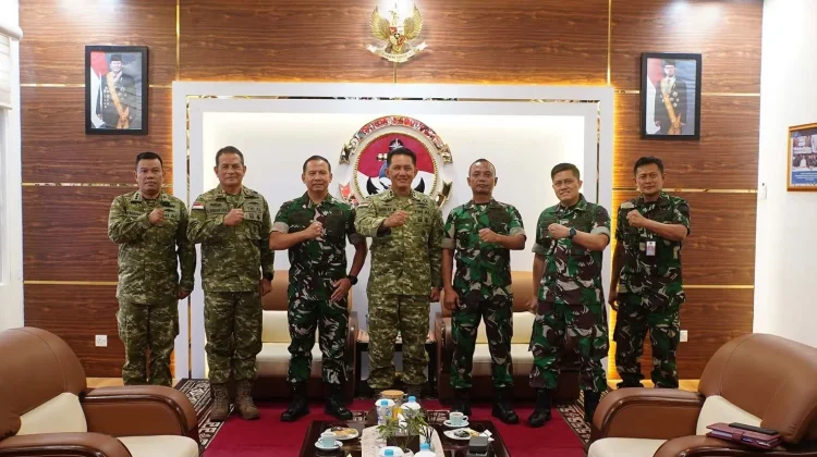 Kodaeral IV Terima Wasbang Sat TNI Perkuat Pembangunan Satuan 2026