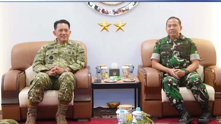 Kodaeral IV Terima Wasbang Sat TNI Perkuat Pembangunan Satuan 2026