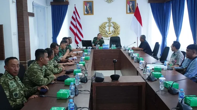 Kodaeral IV Terima Wasbang Sat TNI Perkuat Pembangunan Satuan 2026