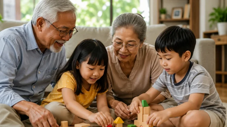 Peran Kakek Nenek Penting Dukung Tumbuh Kembang Anak