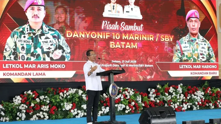 Kodaeral IV Hadiri Pisah Sambut Danyonif 10 Marinir Perkuat Sinergi