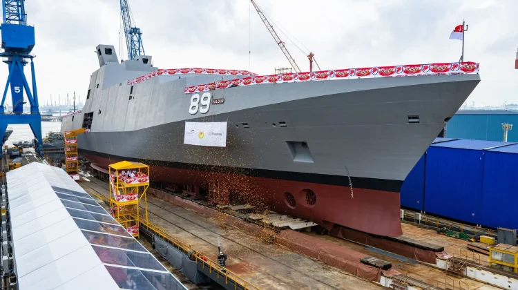 Singapura Luncurkan Kapal Tempur Canggih Kedua Perkuat Keamanan Laut