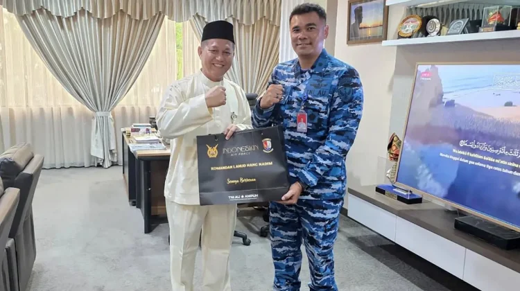 Lanud Hang Nadim Perkuat Sinergi Bersama Pemko Batam Bangun Daerah