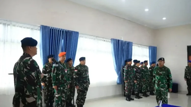 Lanud Hang Nadim Gelar Sertijab Dansatpomau Perkuat Disiplin Tugas