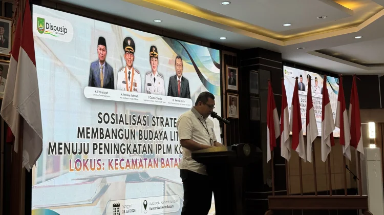 Dispusip: Sosialisasi Budaya Baca dan Literasi Tahun 2026