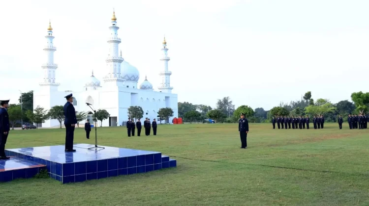 Lanud Hang Nadim Gelar Upacara Hari Bakti Ke-79 TNI Angkatan Udara