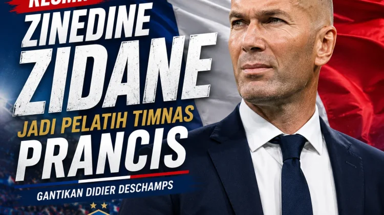 Resmi! Zinedine Zidane Jadi Pelatih Timnas Prancis, Akhiri Era Didier Deschamps