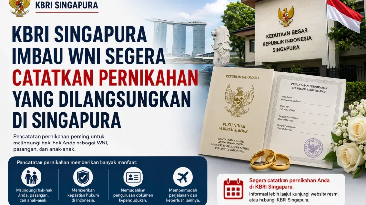 Menikah di Singapura? Ini Cara WNI Mencatatkan Pernikahan agar Sah