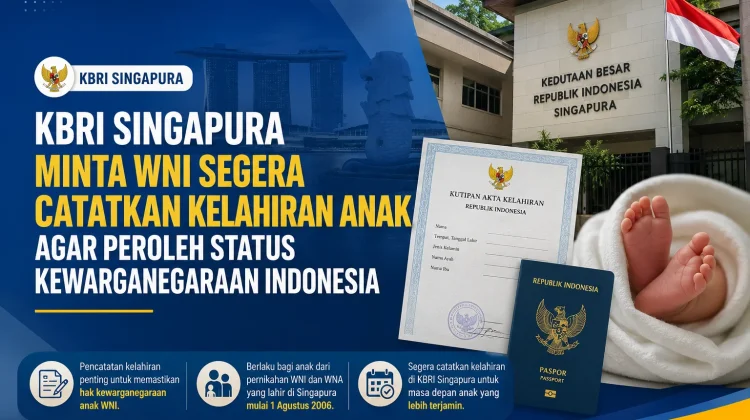 Anak Lahir di Singapura? Ini Langkah yang Harus Dilakukan WNI