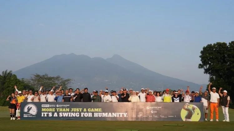 Golf Jadi Sarana Berbagi, Sinar Mas Land Gelar Turnamen Amal dengan Donasi Rp10 Juta