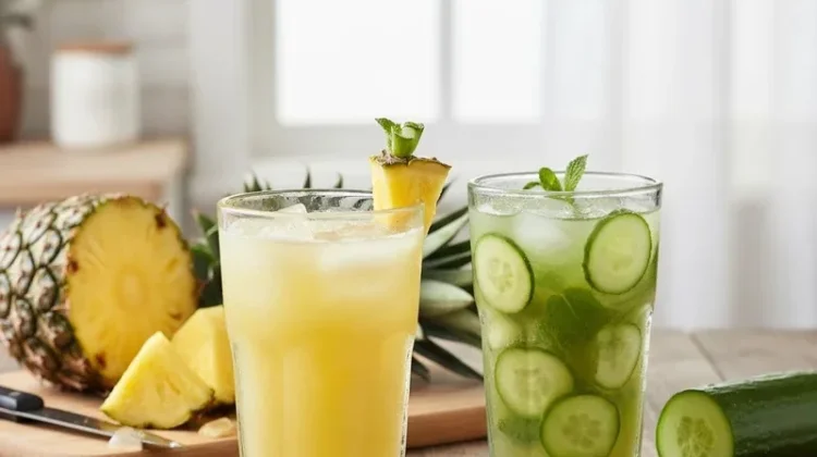 Daftar Manfaat Jus Nanas dan Timun