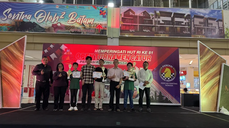 Pemenang Open Turnamen Catur Percasi Ranting Nongsa