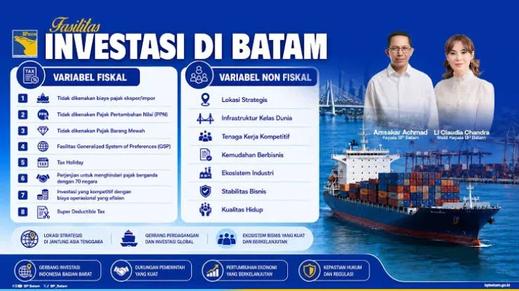 Batam Dinobatkan sebagai Daerah Terbaik untuk Investasi