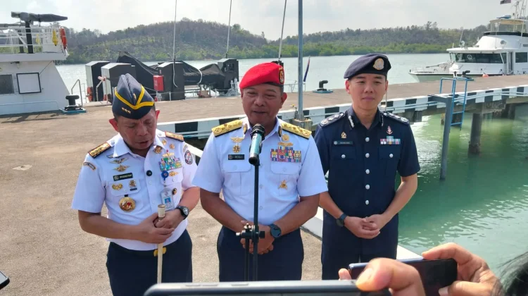 Bakamla RI, Malaysia dan Singapura Gelar Latihan INSIMA Amankan Perairan Kepri