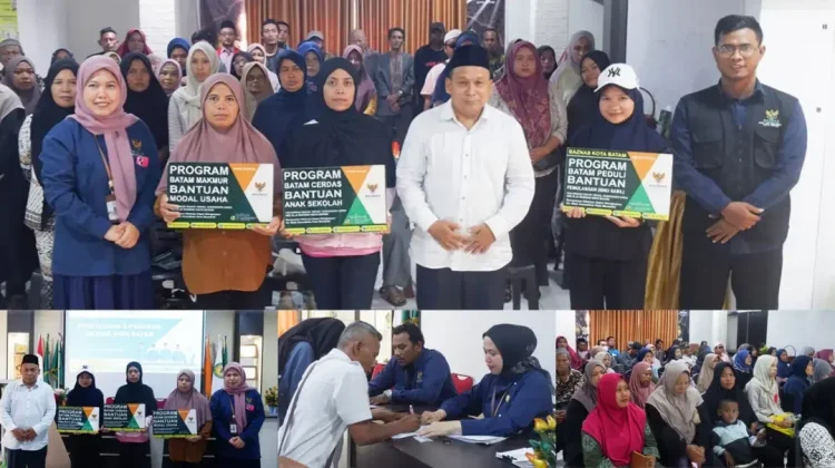 BAZNAS Batam Salurkan Bantuan ZIS Rp56.7 Juta kepada 43 Mustahik