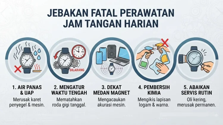Jebakan Fatal Perawatan Jam Tangan Harian
