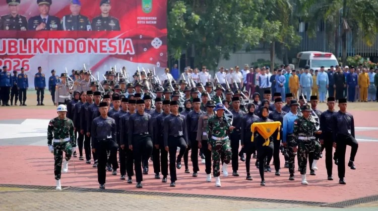 Lanud Hang Nadim Gelar Gladi Kotor HUT ke-81 RI di Kota Batam 2026 RI