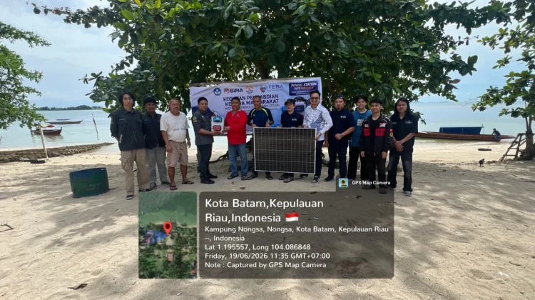 ITEBA Terapkan Panel Surya Portabel untuk Keselamatan Nelayan Batam