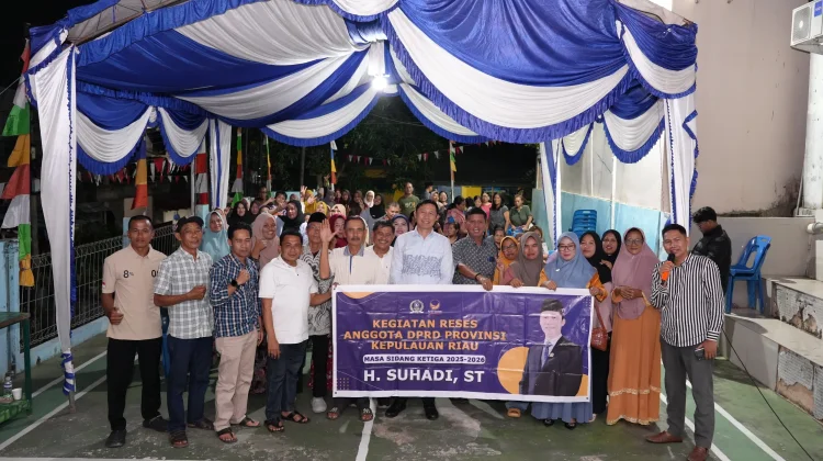 Serap Aspirasi Masyarakat H.Suhadi,ST Gelar Reses di Perumahan Sarmen Raya