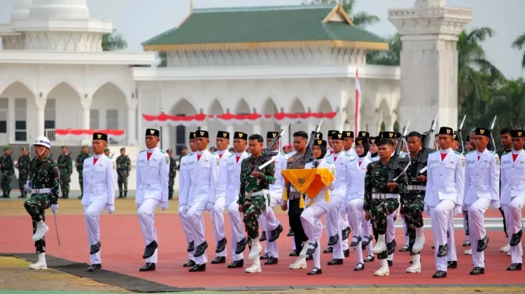 Lanud Hang Nadim: Geladi Bersih Upacara HUT Ke-81 RI di Batam