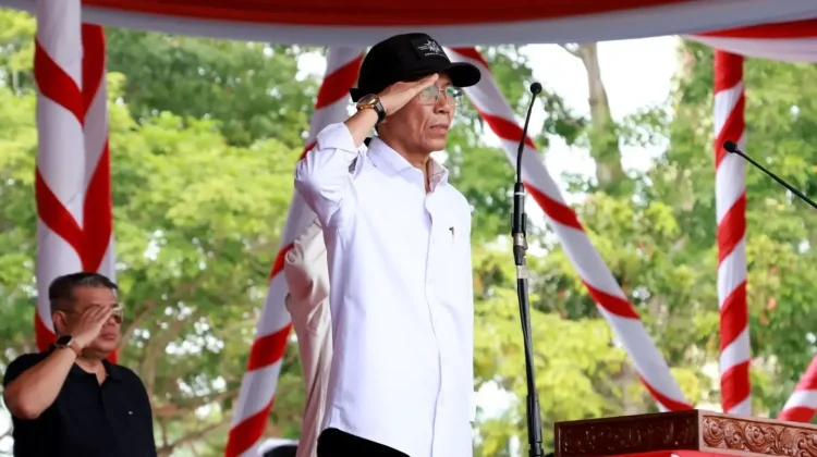 Lanud Hang Nadim: Geladi Bersih Upacara HUT Ke-81 RI di Batam