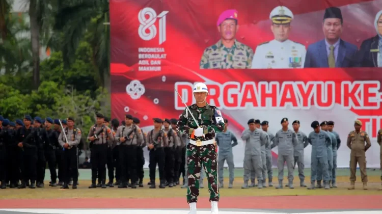Lanud Hang Nadim: Geladi Bersih Upacara HUT Ke-81 RI di Batam