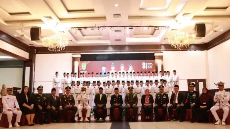 Danlanud Hang Nadim Hadiri Pengukuhan Paskibraka Kota Batam 2026