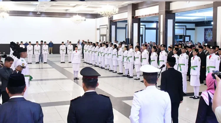 Kodaeral IV Hadiri Pengukuhan Paskibraka Kota Batam Tahun 2026