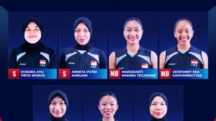 Nama Pemain Voli Putri Indonesia Berlaga di Ajang AVC Women's Continental China