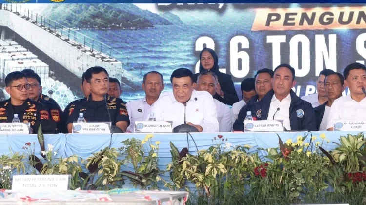 TNI AL Perkuat Sinergi Berantas 2,6 Ton Sabu Cair di Kepri