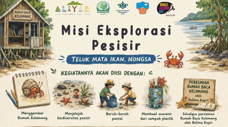 Misi Eksplorasi Pesisir Hadir di Teluk Mata Ikan Nongsa Batam