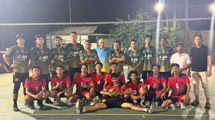 Turnamen Voli HUT Kemerdekaan di RW 038 Sukses Digelar