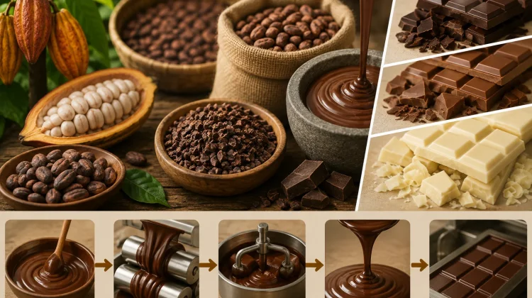 Memahami Proses Pembuatan Cokelat dan Perbedaan Tiga Jenisnya