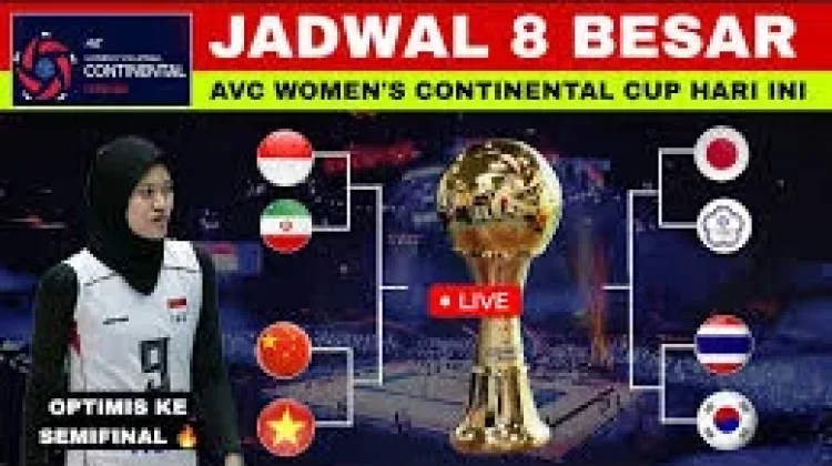 Jadwal Pertandingan perempat final AVC Woman's Continental 2026