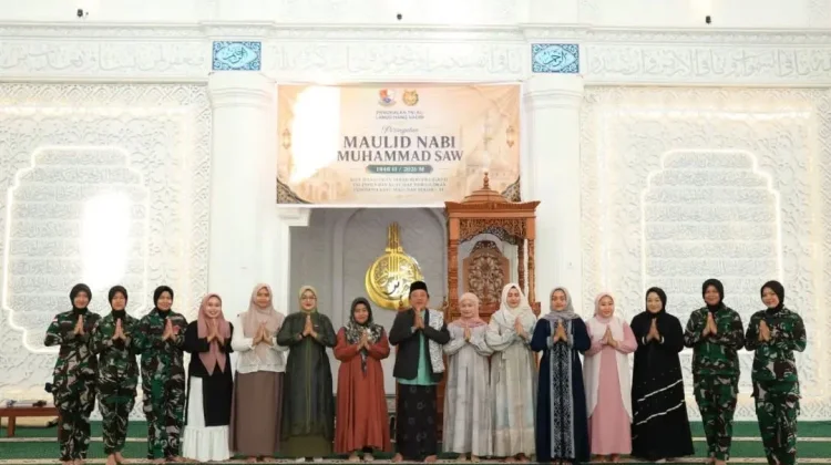 Lanud Hang Nadim Peringati Maulid Nabi, Perkuat Iman dan Soliditas