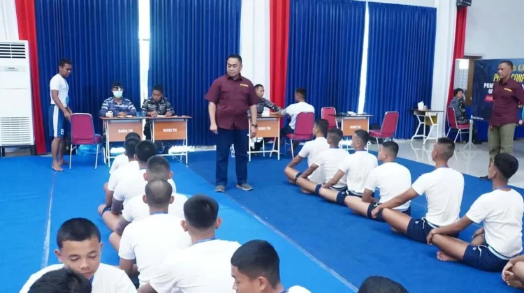 Seleksi Kesehatan Caba dan Cata TNI AL Gelombang III Dimulai di Batam
