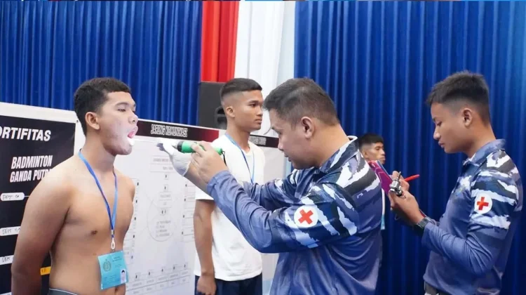 Seleksi Kesehatan Caba dan Cata TNI AL Gelombang III Dimulai di Batam