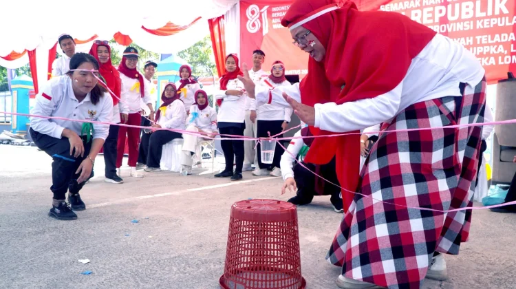 Tenis Meja hingga Yel-yel, Warnai Semarak HUT RI di BKKBN Kepri