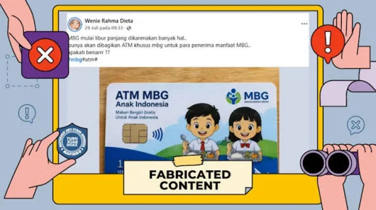 [Hoaks] MBG Bakal Disalurkan lewat ATM
