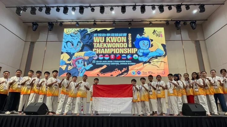 23 Atlet Taekwondo Kharisma Bangsa Batam Berlaga di Malaysia
