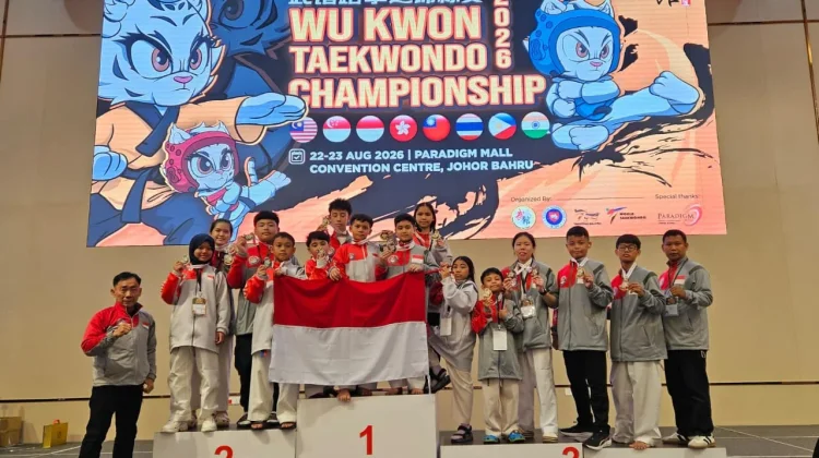 23 Atlet Taekwondo Kharisma Bangsa Batam Berlaga di Malaysia