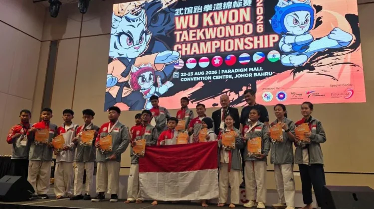 23 Atlet Taekwondo Kharisma Bangsa Batam Berlaga di Malaysia