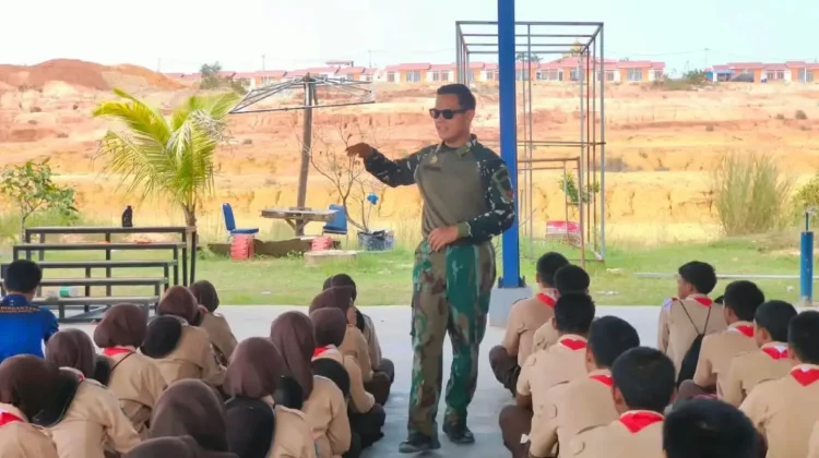 Babinter Lanud Hang Nadim Dampingi Persiapan Diksar Saka Dirgantara
