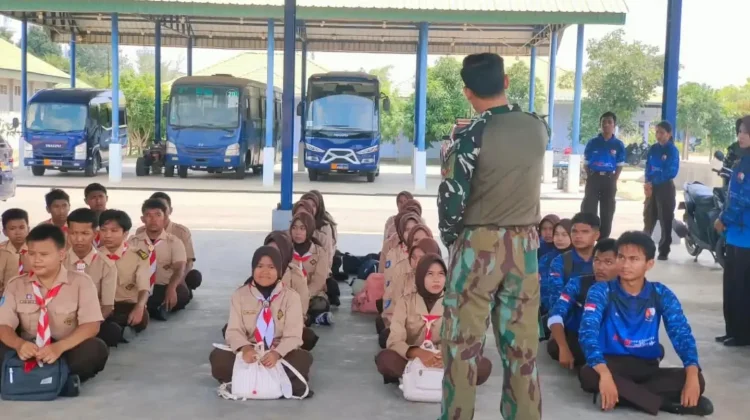 Babinter Lanud Hang Nadim Dampingi Persiapan Diksar Saka Dirgantara