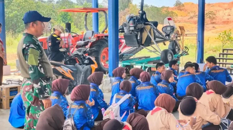 Babinter Lanud Hang Nadim Dampingi Persiapan Diksar Saka Dirgantara