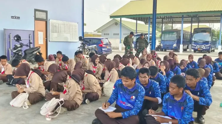 Babinter Lanud Hang Nadim Dampingi Persiapan Diksar Saka Dirgantara